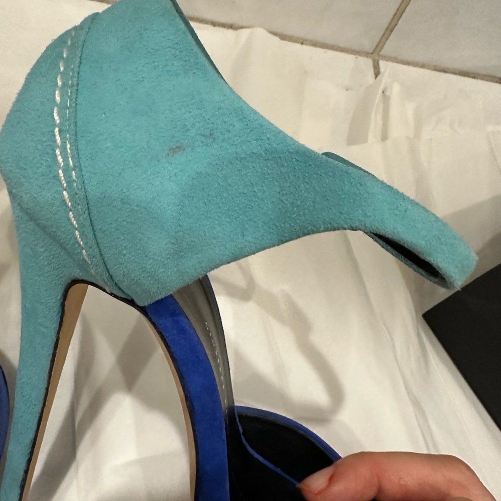 Giuseppe zanotti sharon blue platform sz 6 - Picture 5 of 16